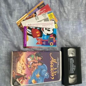 Black Diamond edition, a Walt Disney Classic Aladdin VHS